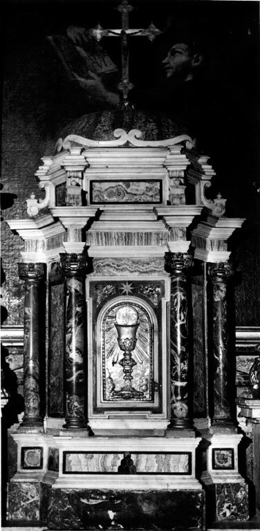 decorazione plastico-pittorica - ambito romano (sec. XVII)